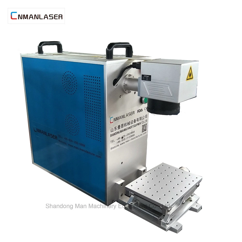 Mini Size Animal Ear Tag Laser Marking Machine with Laptop