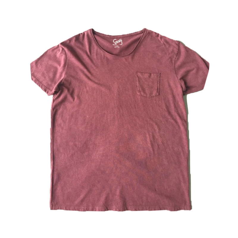 Basic Regular Wear with Chest Pocket Plain Design T Shirts
