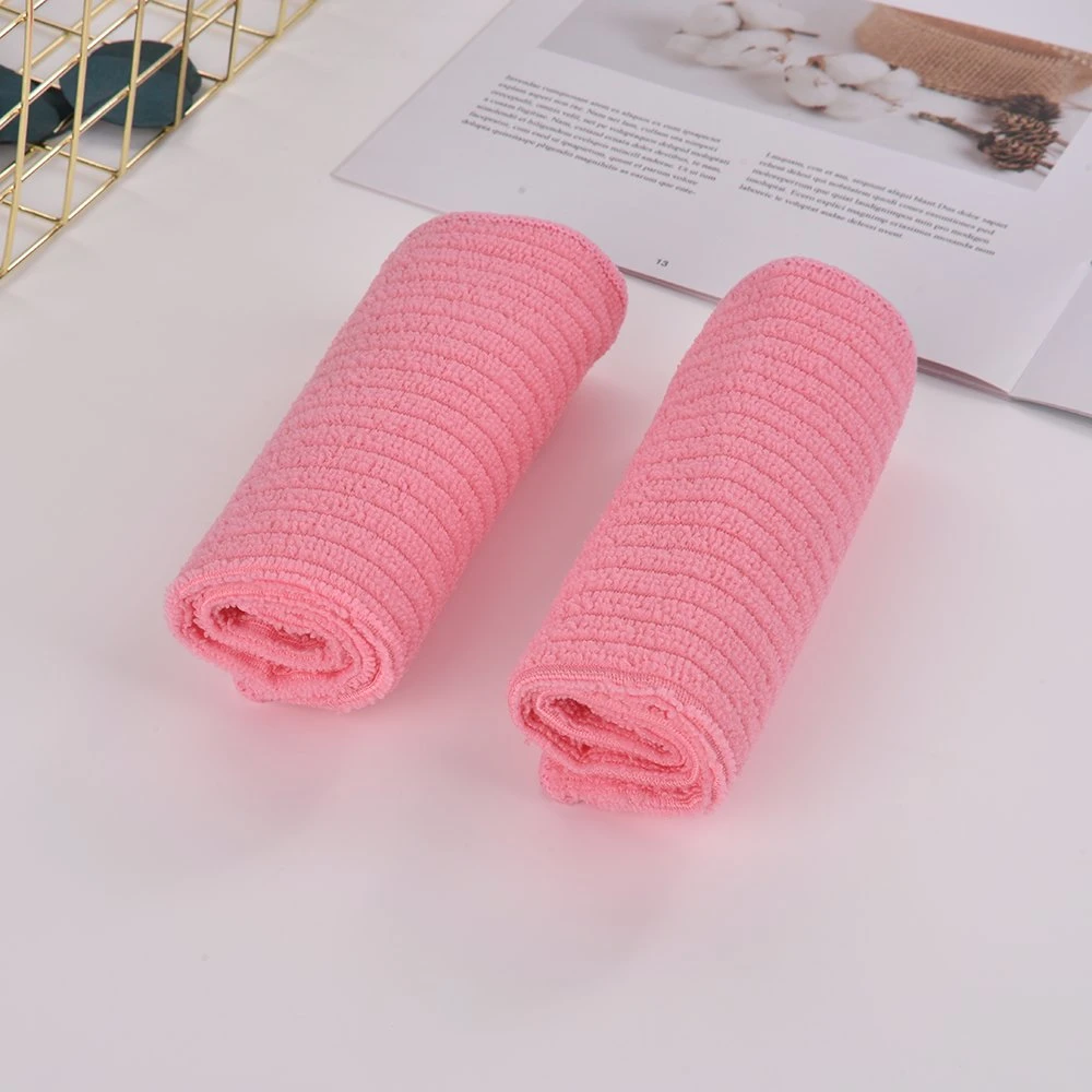 Strips Design Microfiber with Poly Mesh Kitchen Dish Cleaning Cloth