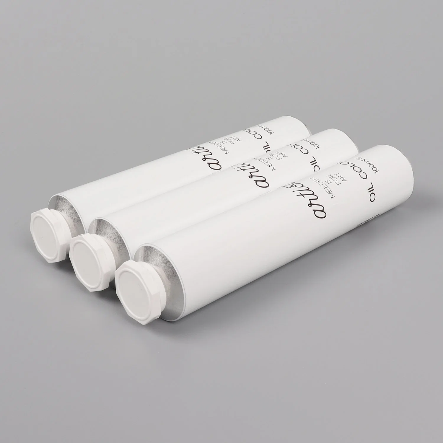 Aluminum Glue/Acrylic Paint Packaging Tube with Octagonal Cover