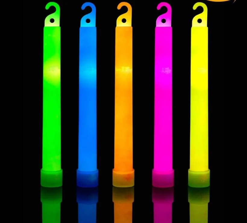 Hot Sales Glow Sticks químico Light Stick 6 pulgadas Glowsticks Para Regalos promocionales