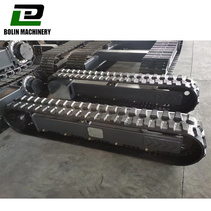 Crawler Mini Rubber Track Undercarriage/Tracked Chassis System