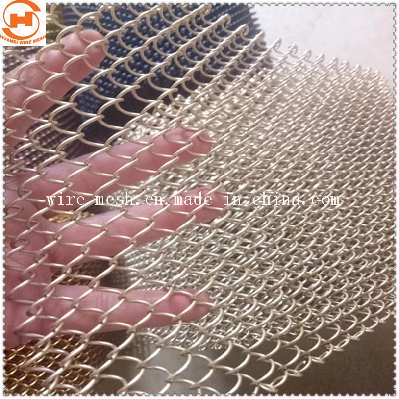 Aluminum Chain Link Curtains Metal Screen Mesh for Room Divider