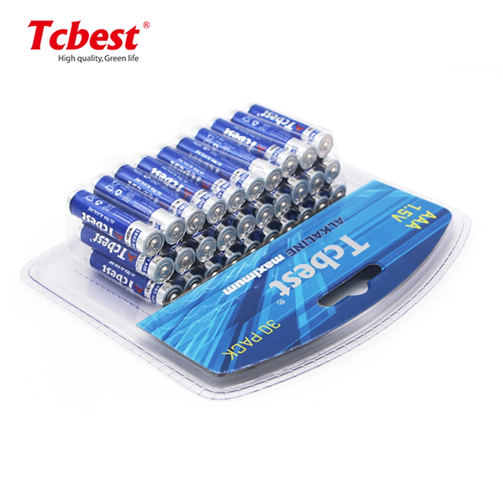 1.5V Non-Rechargeable Lr03 AAA Primary Alkaline Dry Battery with 30PCS/30pack