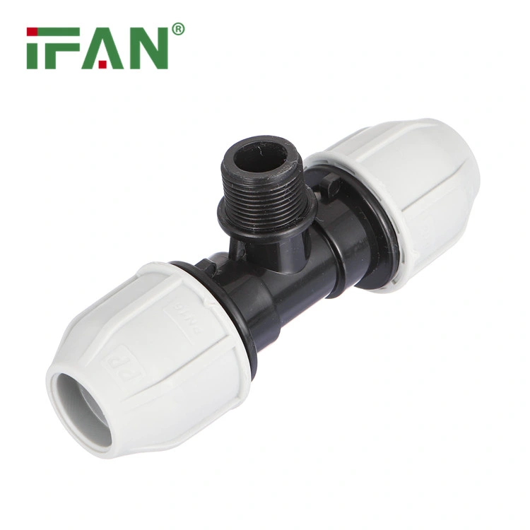 Ifan Factory Poly Pipe Fittings 20-110mm Elbow Tee Valve HDPE Pipe Fitting