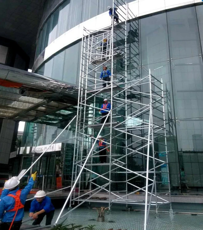 Dragonstage High quality/High cost performance Aluminium Scaffold Ladder Scaffolding (2*1.35m)