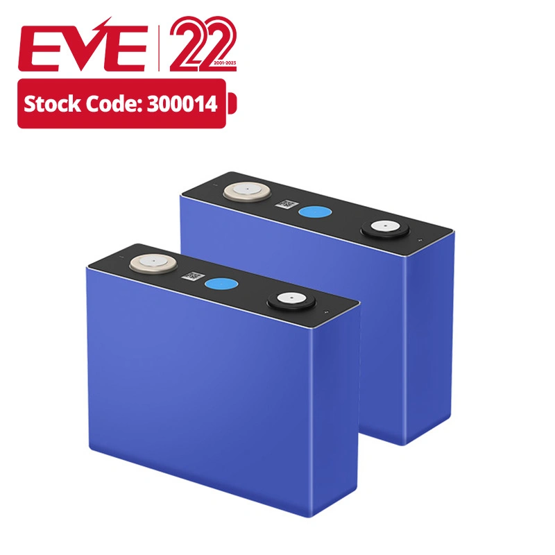 Eve Grade a 280ah Prismatic LiFePO4 Battery Cell 3.2V LiFePO4 Rechargeable Cells for Solar Ess EV Car Accessories
