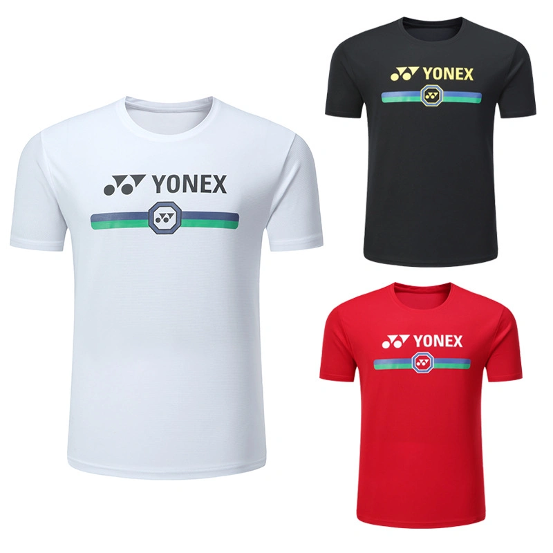 Badminton Shirt Quick Drying Sweat Absorbing Short Sleeve T-Shirt Team Shirt