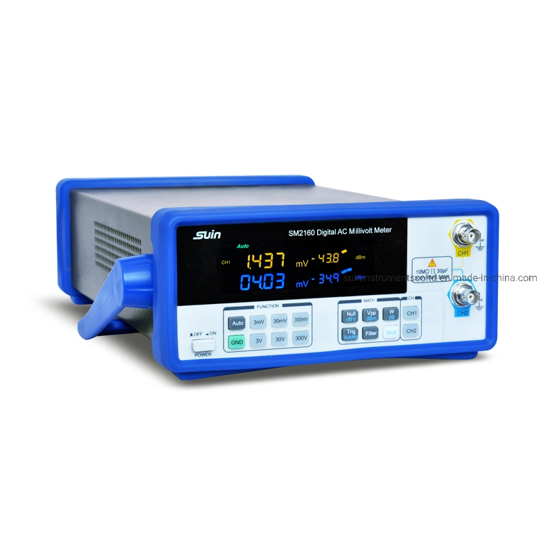 High Frequency Range 5Hz~6MHz Sm2100 Series Digital AC Millivolt Meter