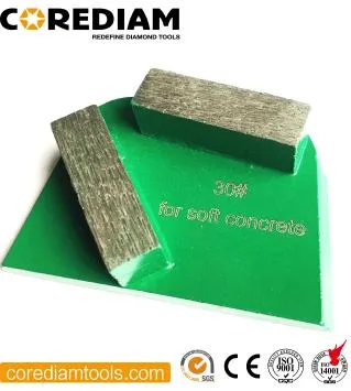 Segment No. 2 Diamond Grinding Plate for Grinding Concrete with Floor Grinder