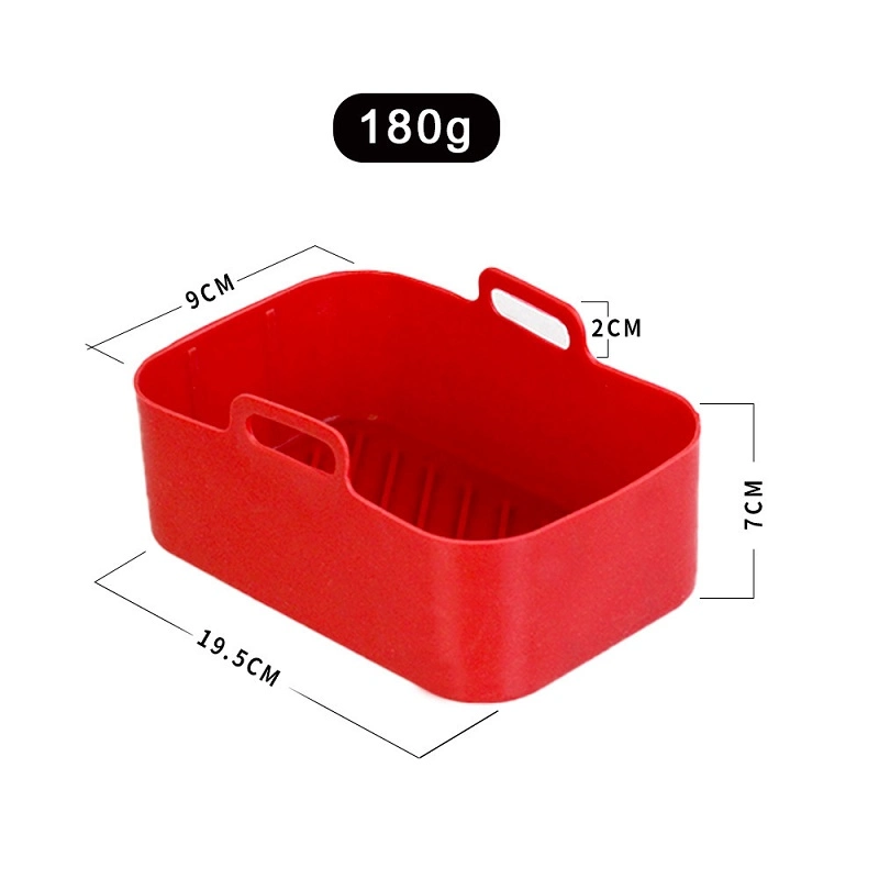 Food Grade Square Silicone Baking Pan Silicone Air Fryer Liner Kitchen Accessories