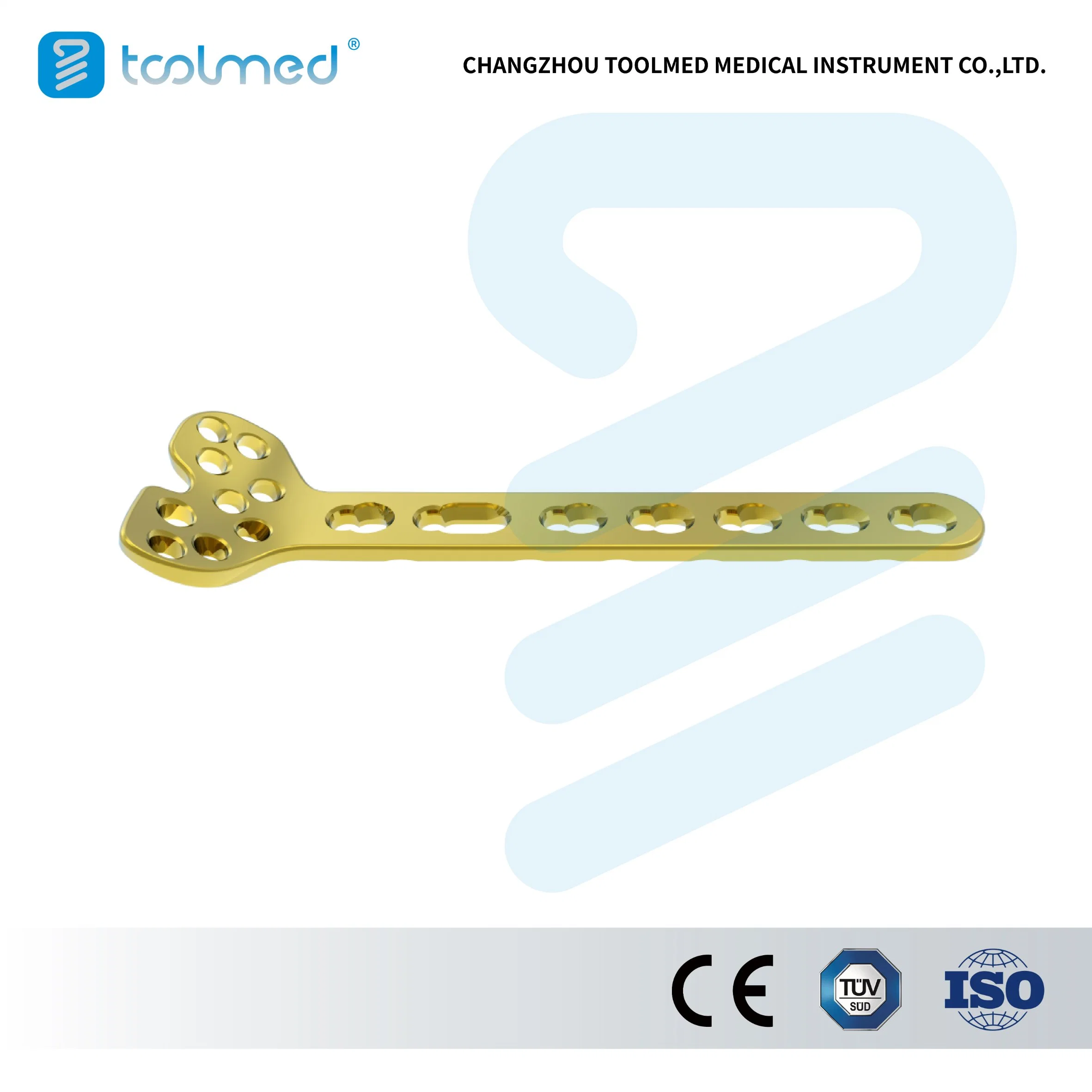 Distal Radius Plate I, 9 Holes Head, Small Fragment Locking Plate System, CE&ISO