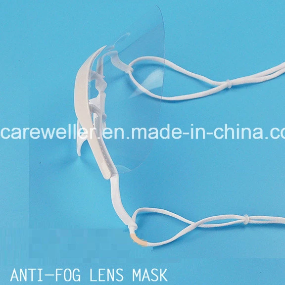 Transparente Schutzmaske aus Kunststoff für den sicheren Gebrauch (CW-CS101)