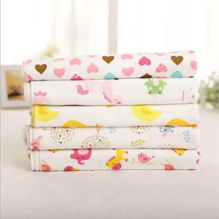 Hot Sale 100% Cotton Prints Fabric Printed Cotton Flannel Fabric for Baby