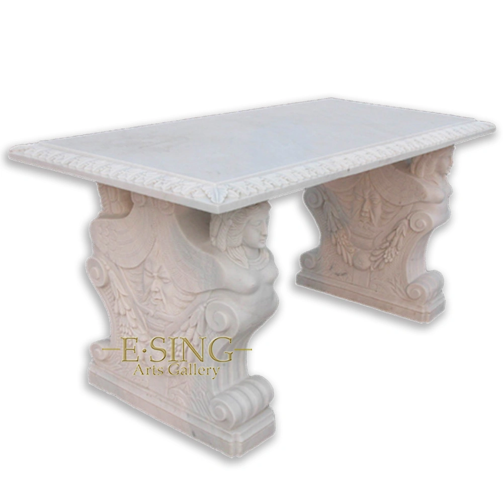 Factory Direct Supplier High Polishing Outside White Stone Table