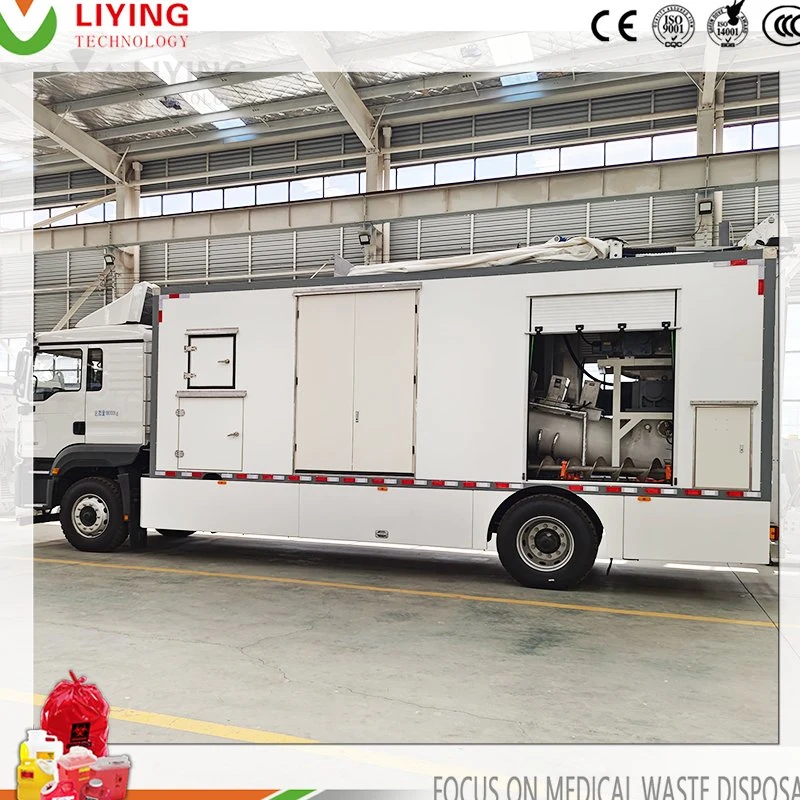 Hospital Medical Garbage Microwave Disinfection Technology Mobile Handled Equipment