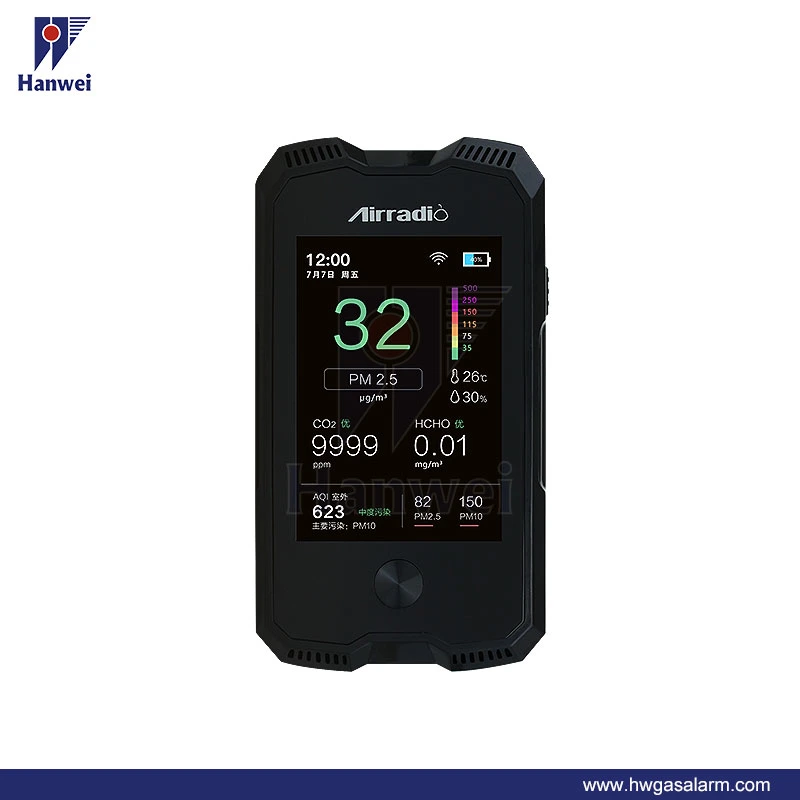 Nouveau produit une surveillance de la qualité de l'air6 avec enregistreur de données (PM2,5/PM10/température/humidité)