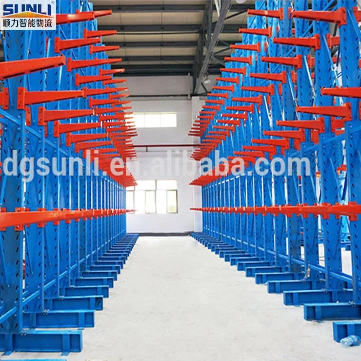 500kg Powder Coated Indutrial Storage Heavy Duty Cantilever Rack