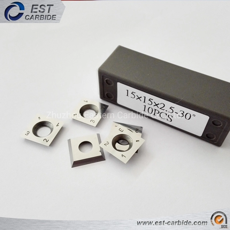 Insertos indexables de carburo de madera, insertos de carburo para herramienta de torneado externa de madera