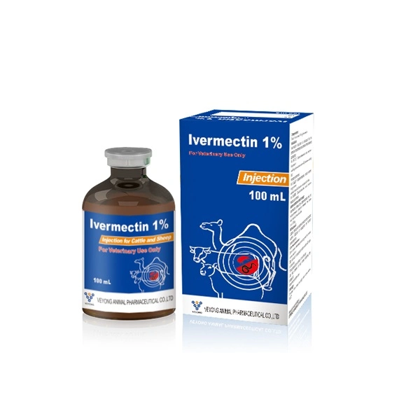 Factory Price Veterinary Drugs 1% Ivermectin Injection Medicine with GMP (10ml/50ml/100ml)