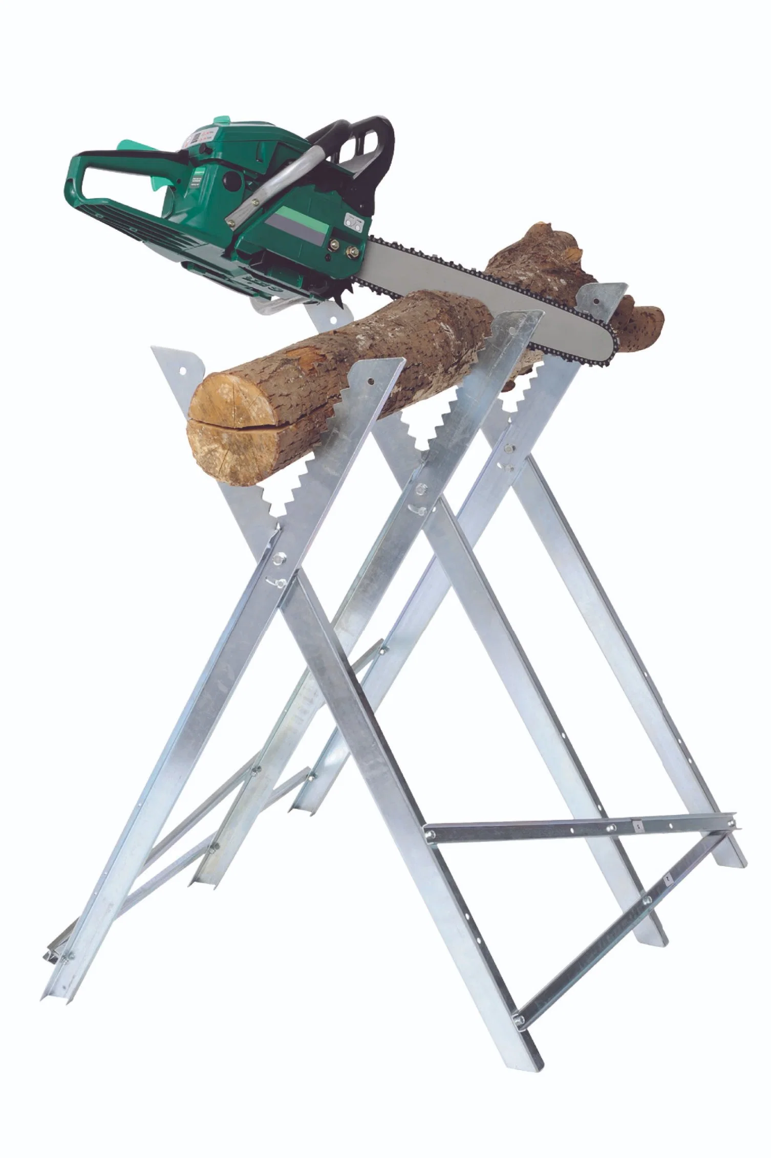 Heavy Duty Sawhorse portátil de trabajo de acero ajustable Stand plegable Sawhorse soporte