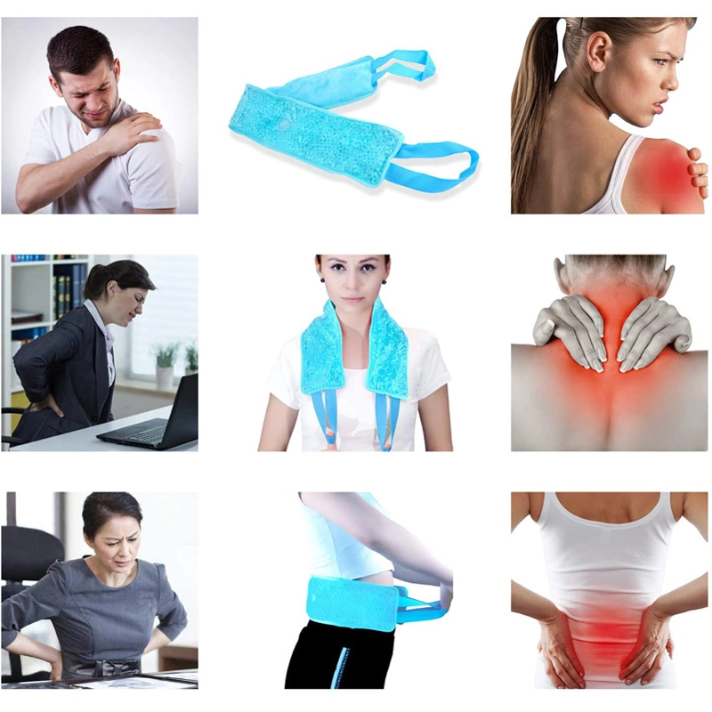 Hot Cold Gel Bead Therapy Wrap Body Neck Shoulder Pack