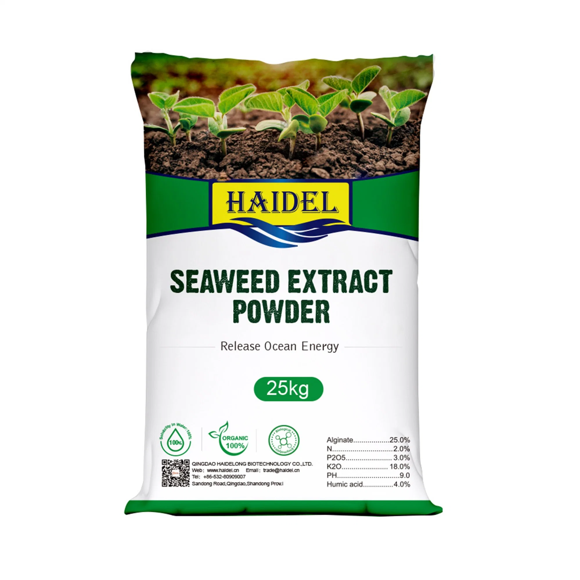 100% Natural Seaweed Extract Fertilizer Powder