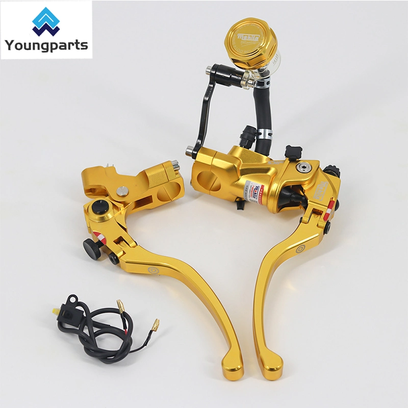 Youngparts 18*17.5 CNC Aluminum Motorcycle 22mm Handle Lever Clutch Pump Master Brake Cylinder