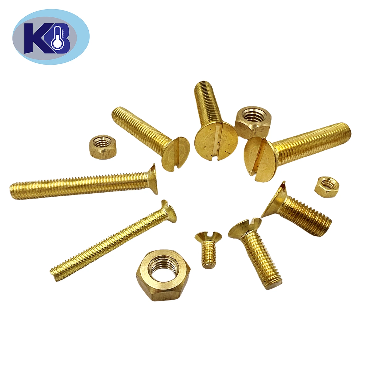 Quality Grade Cheese Head Slotted Brass Screws Certified Chrome Plated Brass Material Screw Fastener