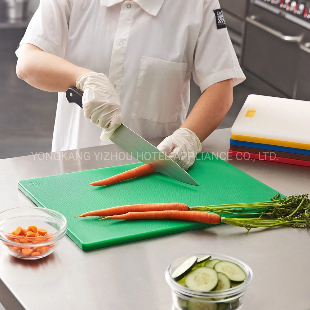 7-Color Plastic Cutting Board LDPE Chopping Board 600X400X20mm Commercial Chopping Block