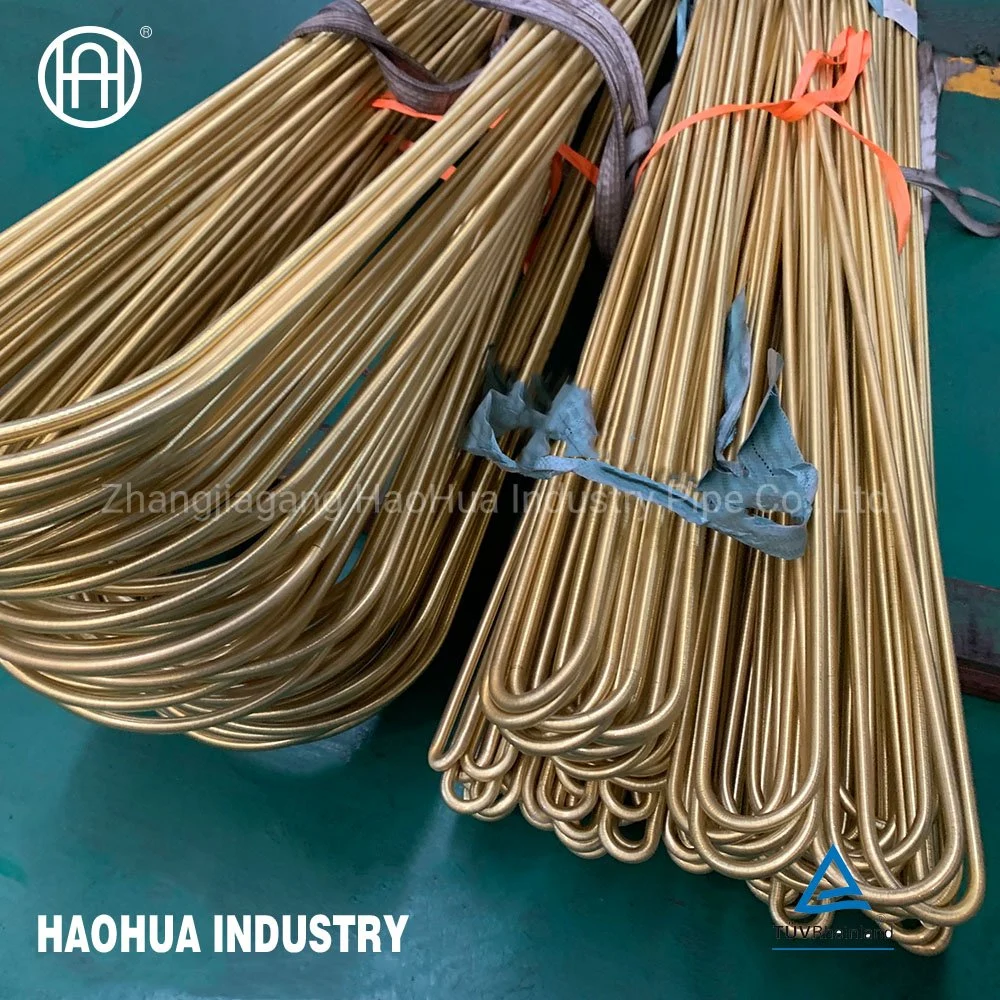 U Type Copper Low Fin Tubes Copper Finned Pipes for Cooling Heat Exchanger