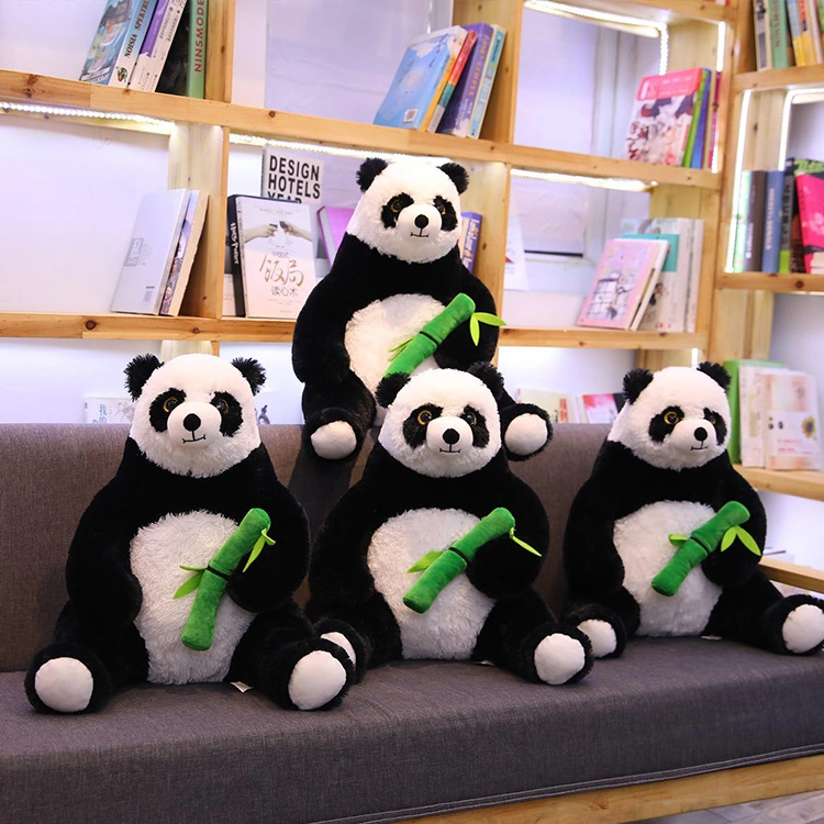 L'Amant Panda 10cm en peluche jouets en peluche -l'anneau de chaîne de clé Poignée de commande des jouets en peluche