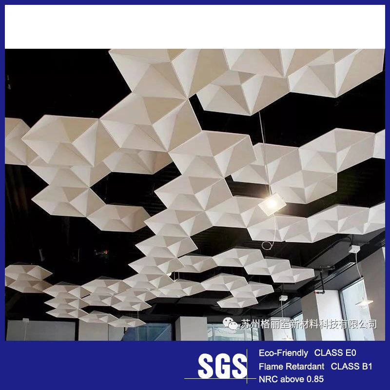 High-Density Pet Board 3D Special-Shaped Board Hotel Enterprise Meeting Room Canteen Decoration Ceiling