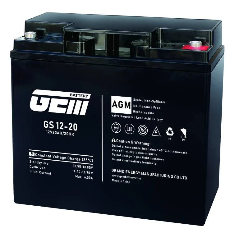 Factory Price 12V 20Ah AGM Solar Gel Battery 12V UPS Batteries