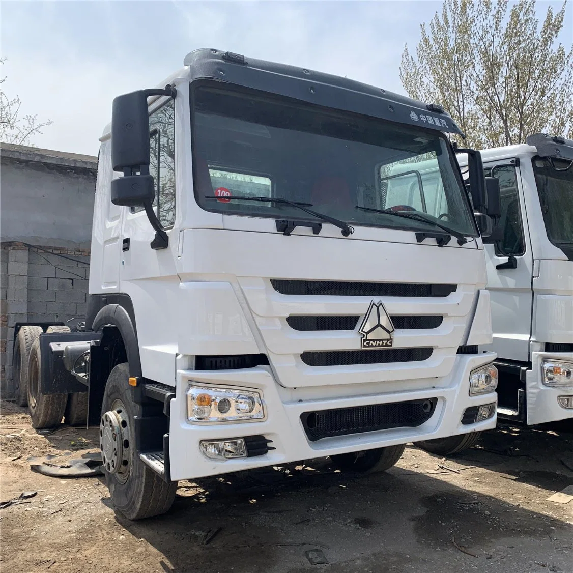 Second Hand Prime Mover 6X4 Used Tractor Truck Rhd 10 Tires Truck Head