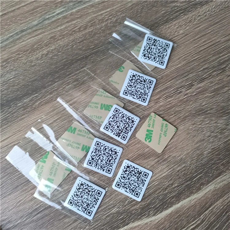 30X30mm Square Soft NFC Buzz Doming Custom Digital Business Tap Tag for Phone Backing Sticker