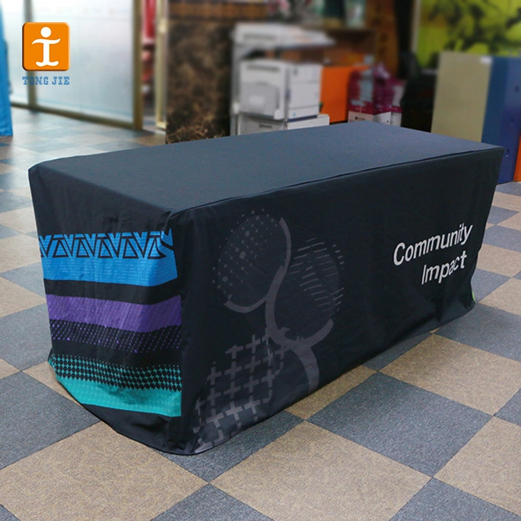 Durable Advertising Polyester Table Cloth (TJ-13)