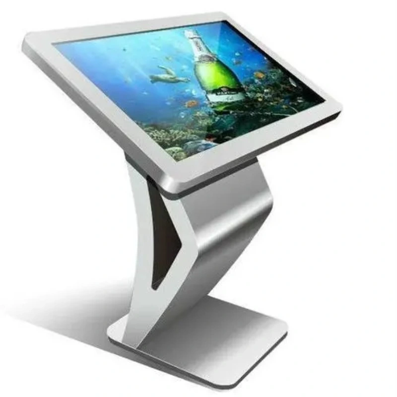 USB Interface White 32 Inch Touch Screen Kiosk with Remote Control