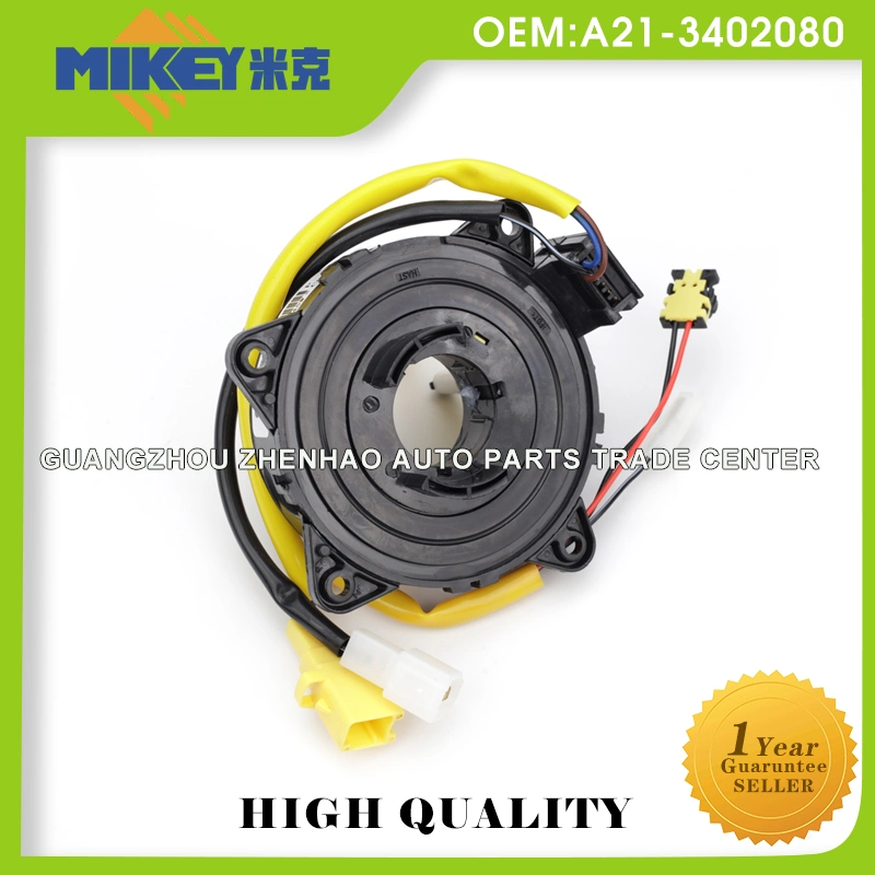 China Top Factory Automobile Accessories High Quality Auto Parts Air Bag cable espiral Reloj resorte para Chery A5 OEM: A21-3402080
