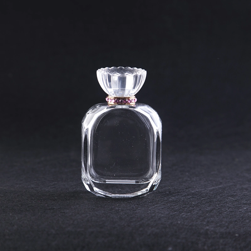 Wholesale/Supplier Glassware Perfume Bottle Square Shape Glass Cosmetic Packaging