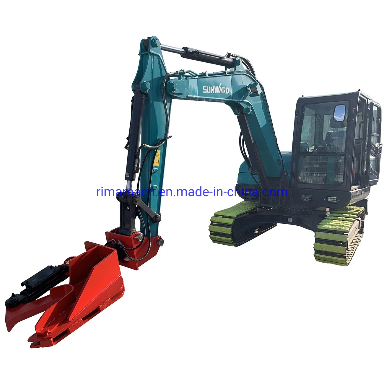 Forest Wood Cutter Rotary Shear for Excavator Tree Cutting Machine