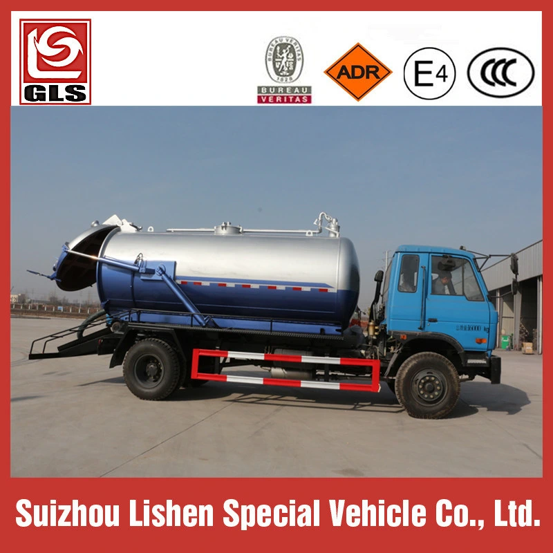 Dongfeng 4X2 8cbm 10cbm 15cbm Vacuum Fecal/Sewage Suction Truck