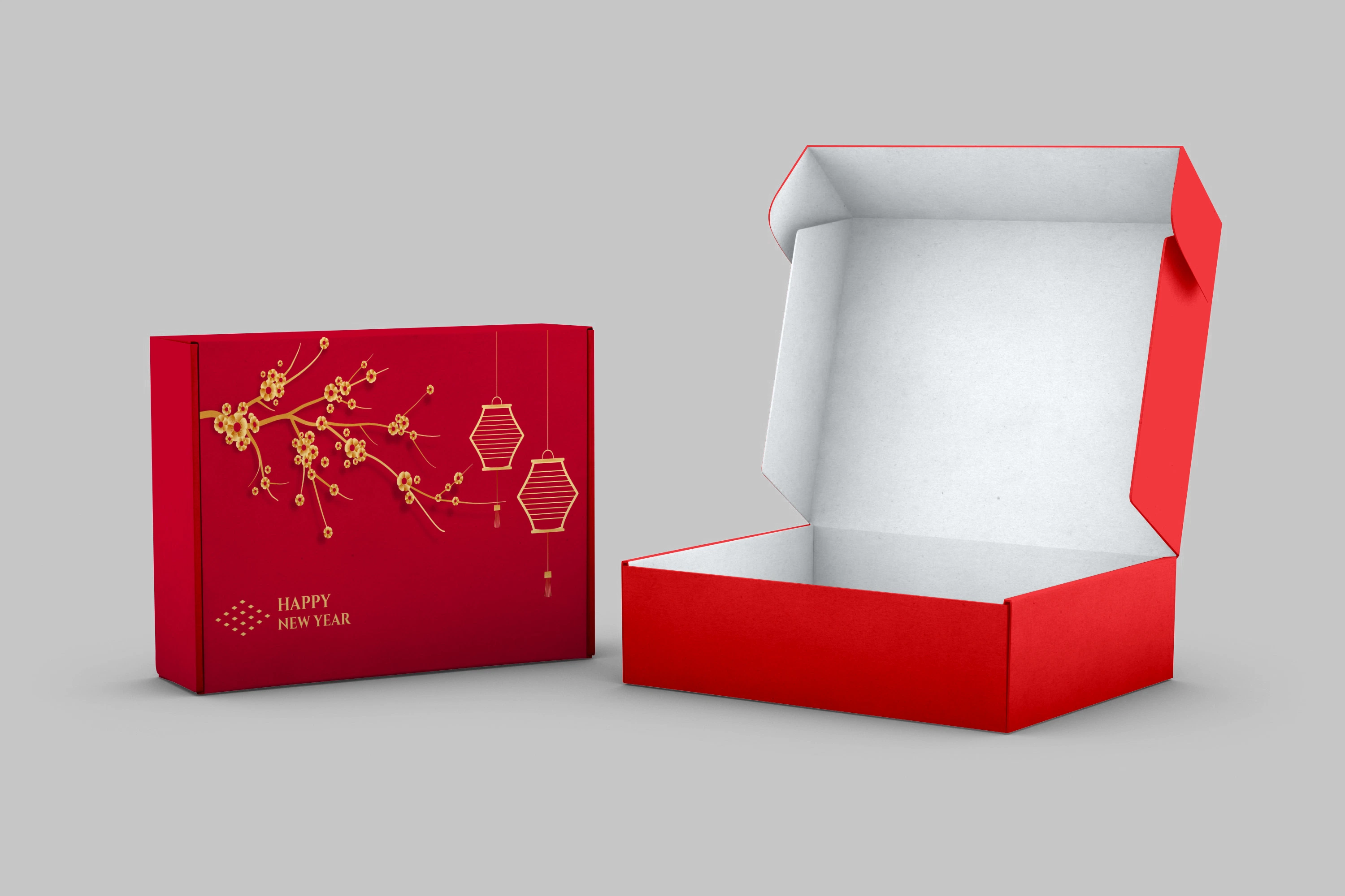 Custom Gift Packaging Box Cardboard Box Color Printed Corrugated Boxes High quality/High cost performance  Carton Box Mailer Box for Clothing Cosmetic Watch Wallet Toy Food