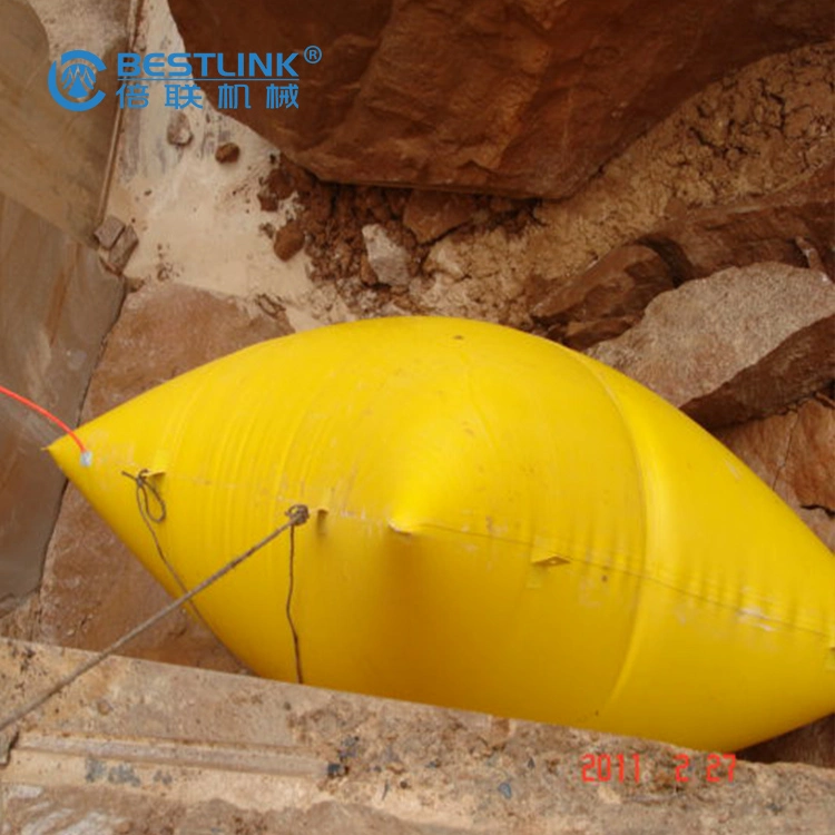 Bloco de pedra de capotagem almofadas para pedreiras de mármore de granito de Montanha