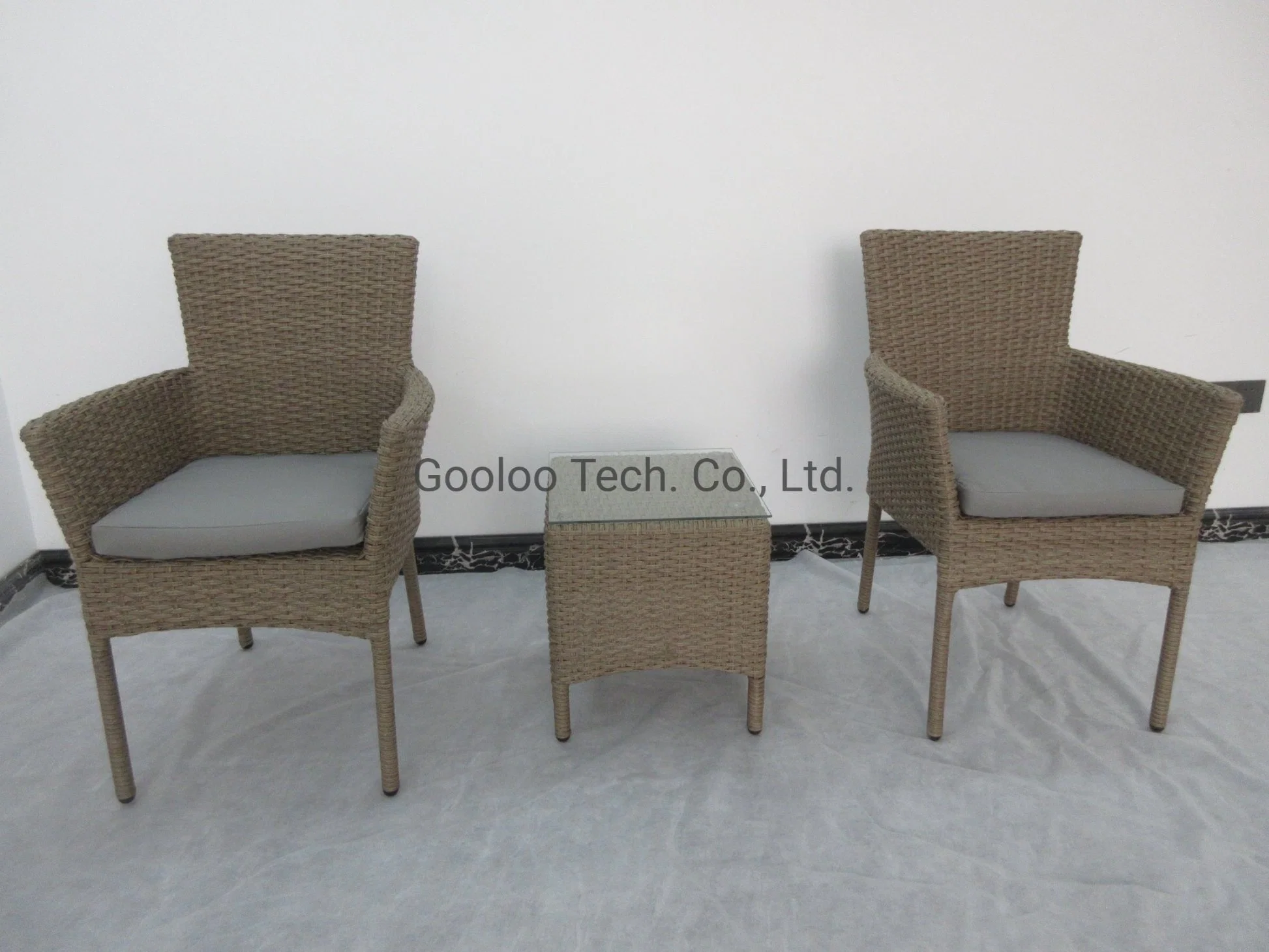 Outdoor Tisch Sets hochwertiger PE Rattan Wicker Esstisch