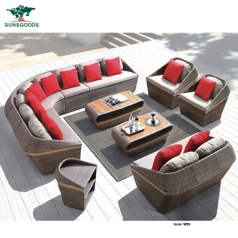 Modern Restaurant and Hotel Leisure Patio Garden Outdoor Sofa Furniture Sets