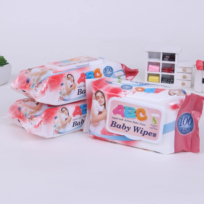 Baby Wet Wipe Disposable Face Cleaning Wet Wipes Antibacterial Baby Tissue No Alcohol