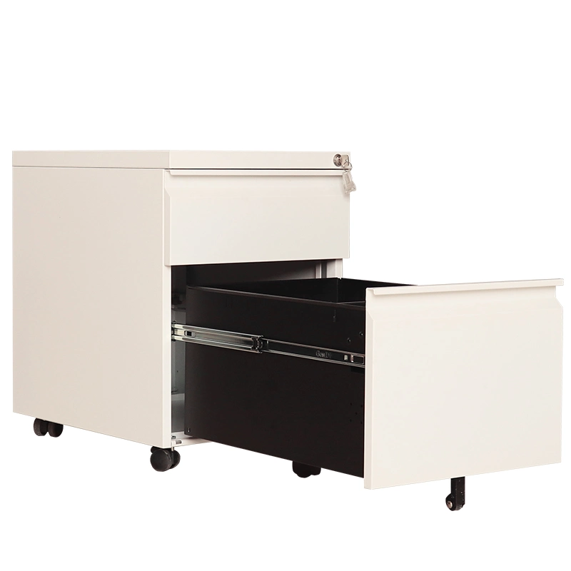 Office Durable Metal 2 Drawer Mobile Storage Cabinet