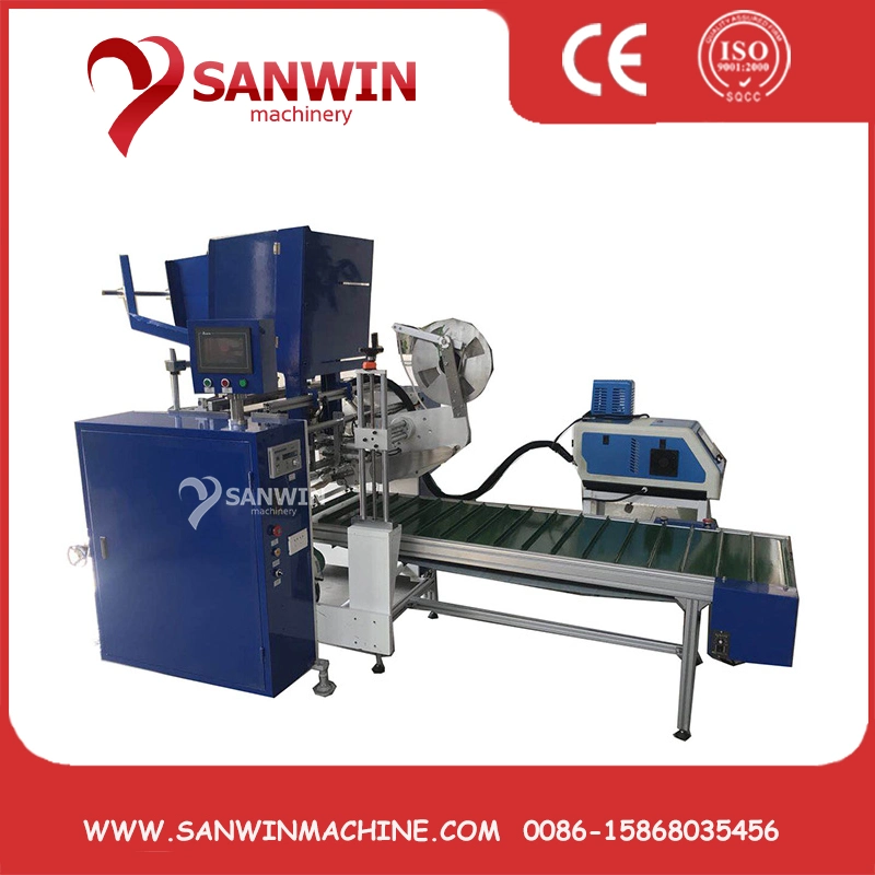 Automatic Stretch Film Rewinder Machine Baking Paper Cling Film Aluminum Foil Rewinding Machine