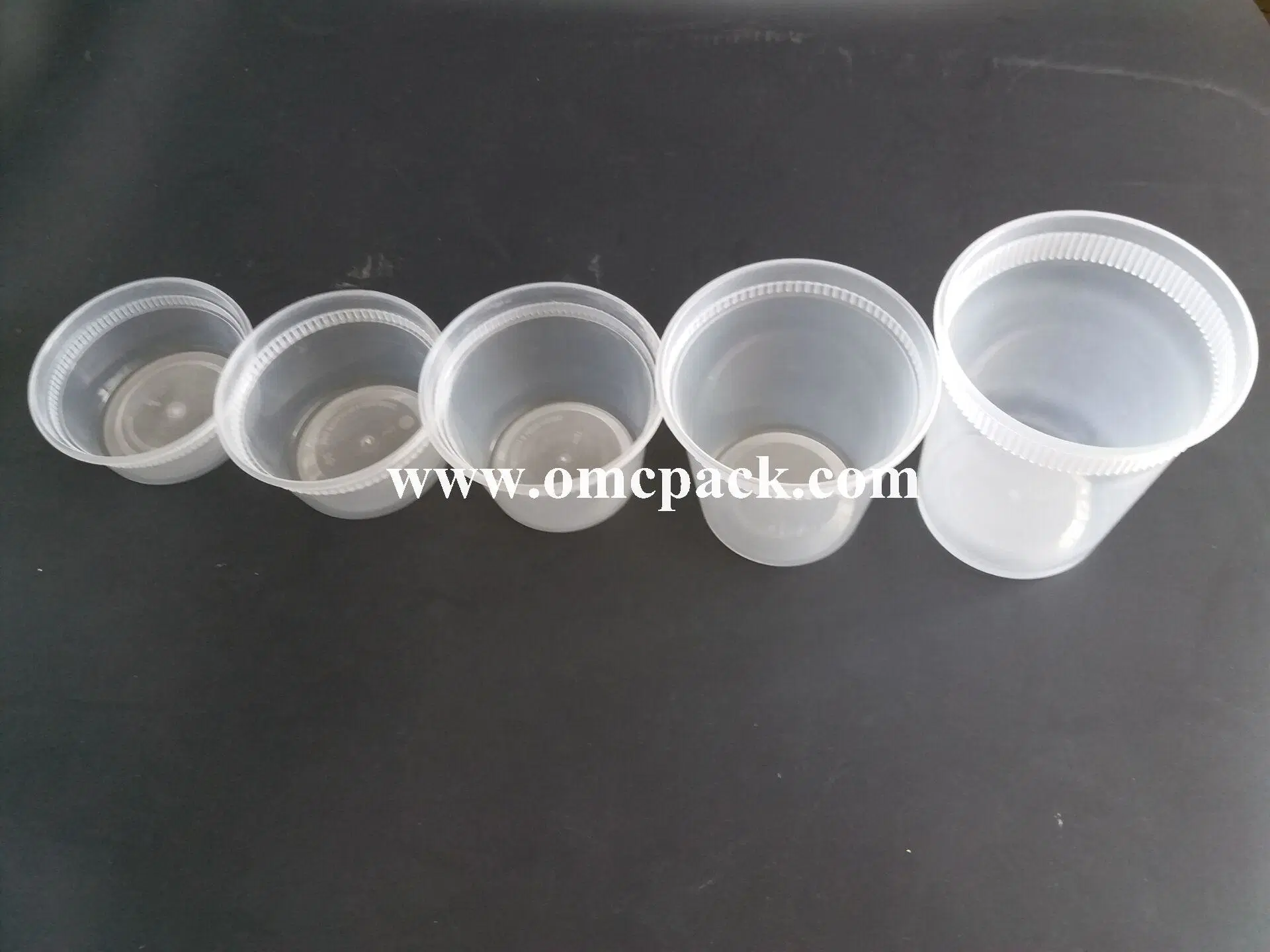 12oz Plastic Round Soup Container with PE (PP) Lid for Takeaway